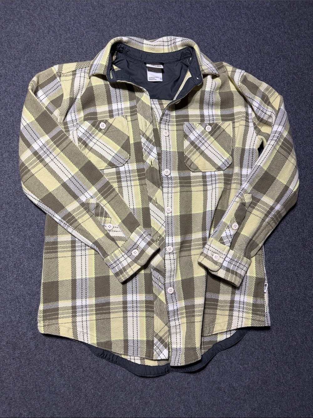 The North Face Plaid Shirt Jacket Shacket Women’s XS Green